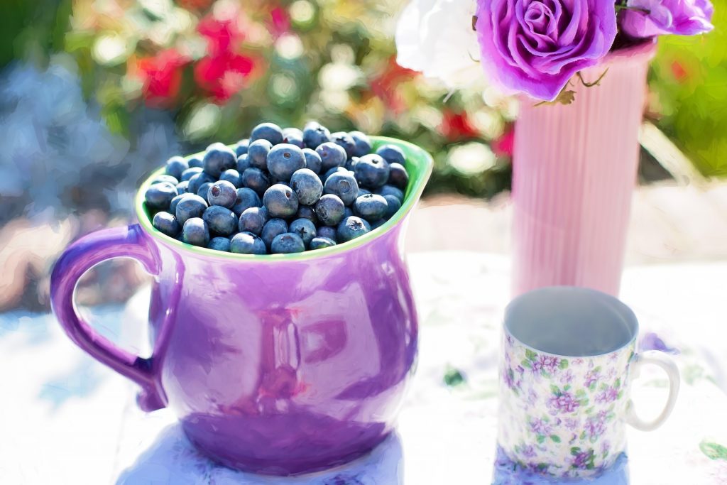 blueberries protect heart health