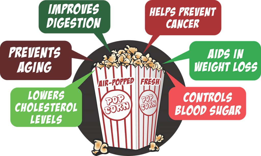 popcorn health benefits
