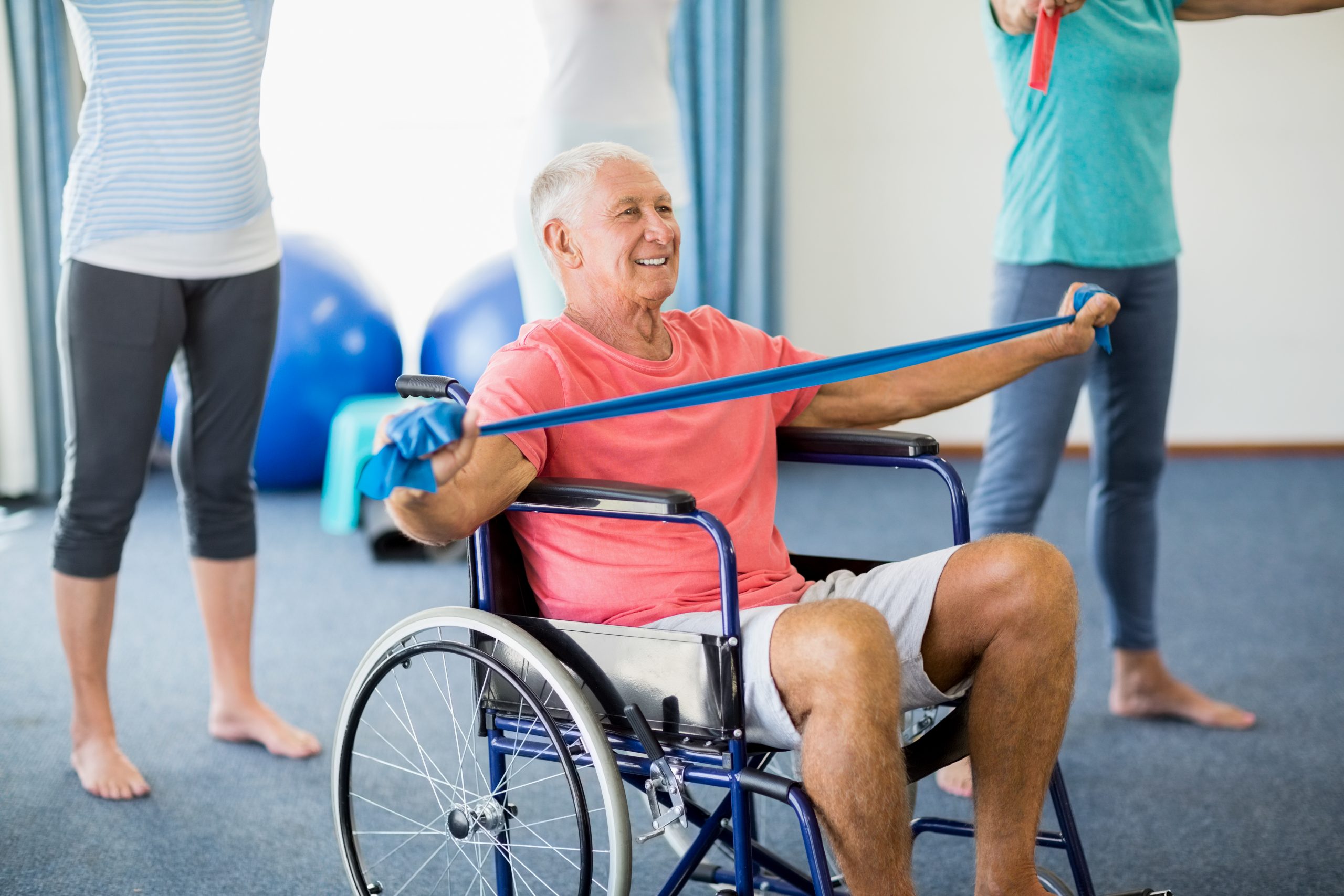 Senior wheelchair exercise